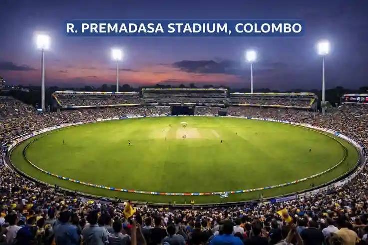 Sri Lanka vs New Zealand super 8 T20 World Cup 2026 Ground Poster