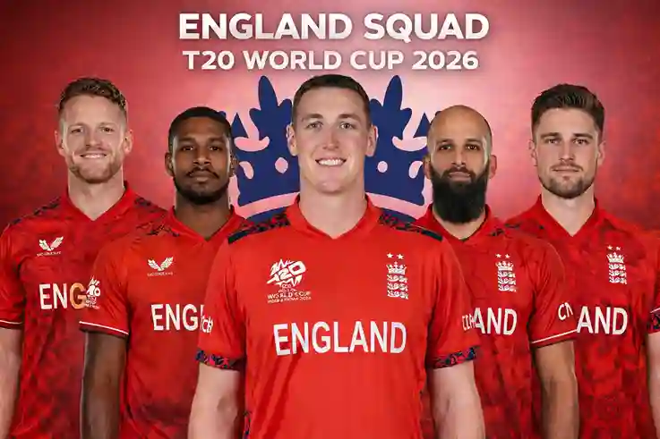 England Squad T20 World Cup 2026