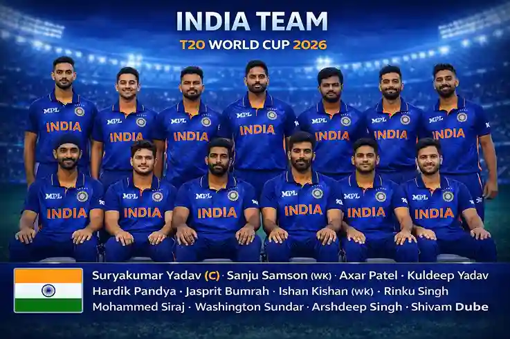 India vs Namibia match prediction India team squad image T20 World Cup 2026