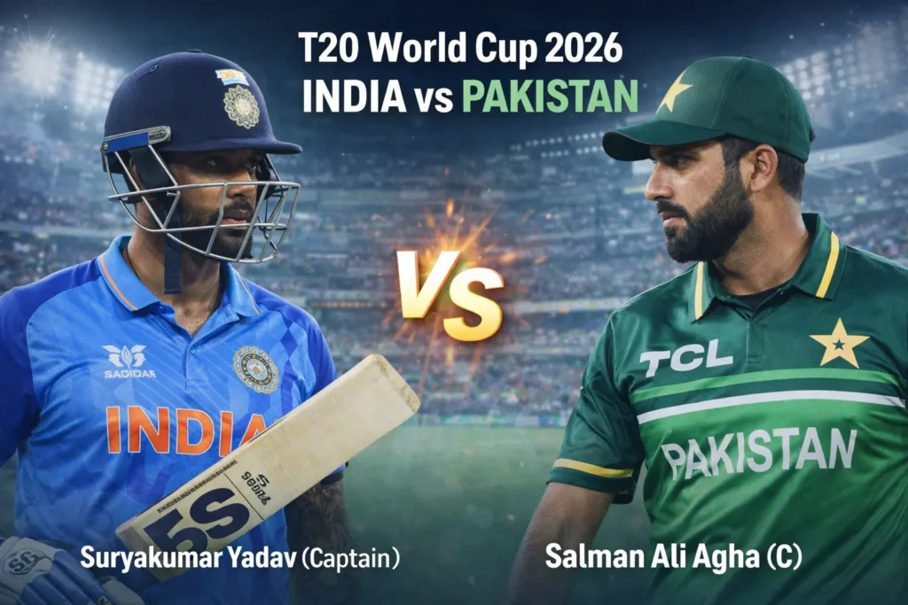 India vs Pakistan T20 World Cup 2026
