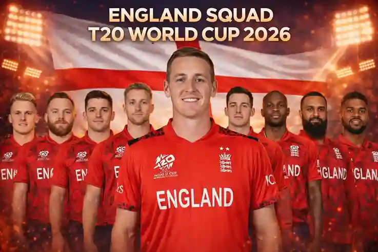 England Squad T20 World Cup 2026 