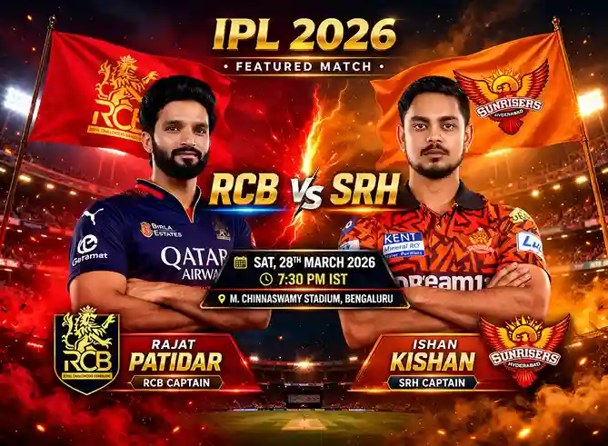 RCB vs SRH IPL 2026 Captains