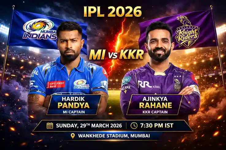 MI vs KKR IPL 2026 Captains