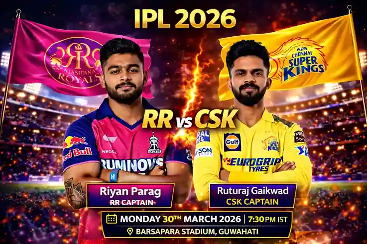RR vs CSK IPL 2026 Captains