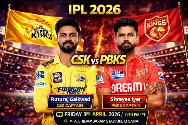 CSK vs PBKS IPL 2026 Captains
