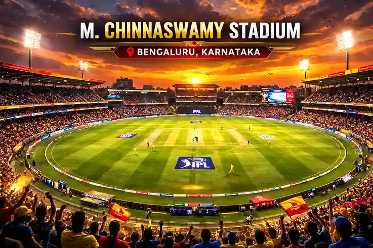 M. Chinnaswamy Stadium Bengaluru Ground Poster