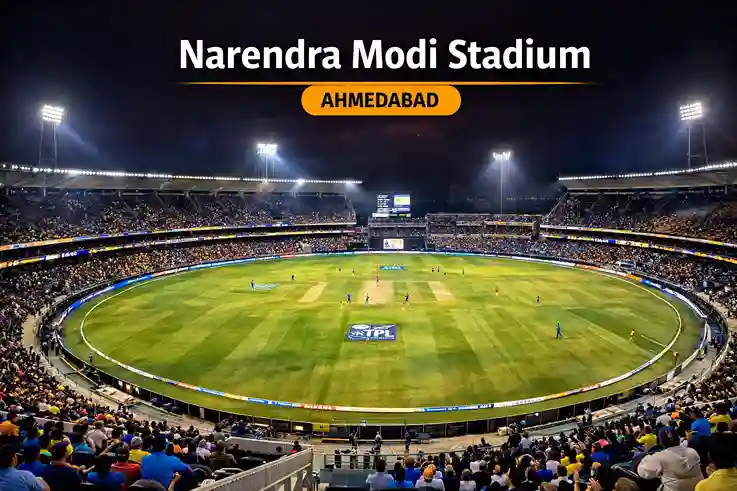 Narendra Modi Stadium Ground Poster