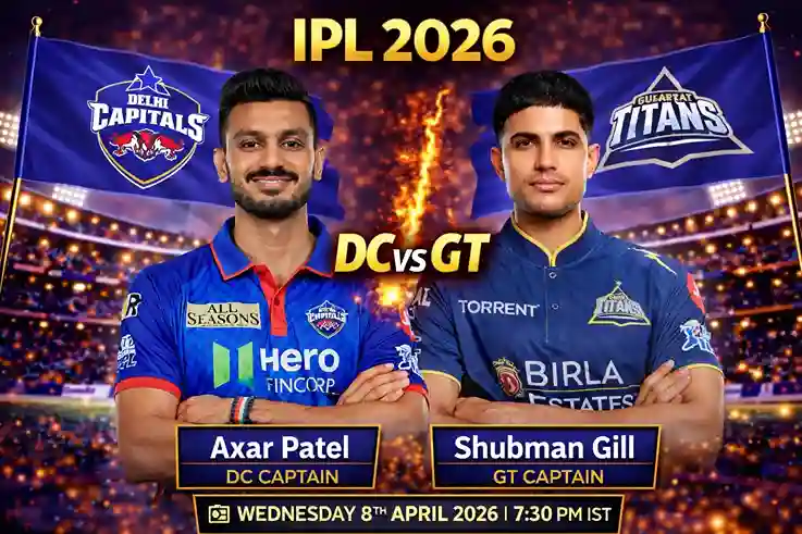 DC vs GT IPL 2026 Captains