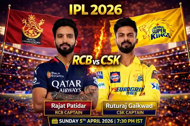 RCB vs CSK IPL 2026 Captains