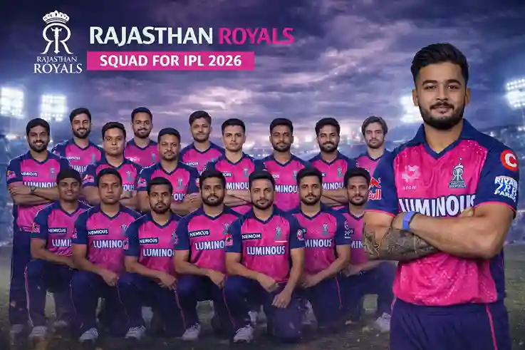 RR Squad IPL 2026