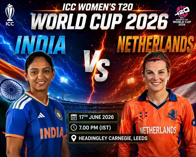 India vs Netherlands Women's T20 World Cup 2026 Captains