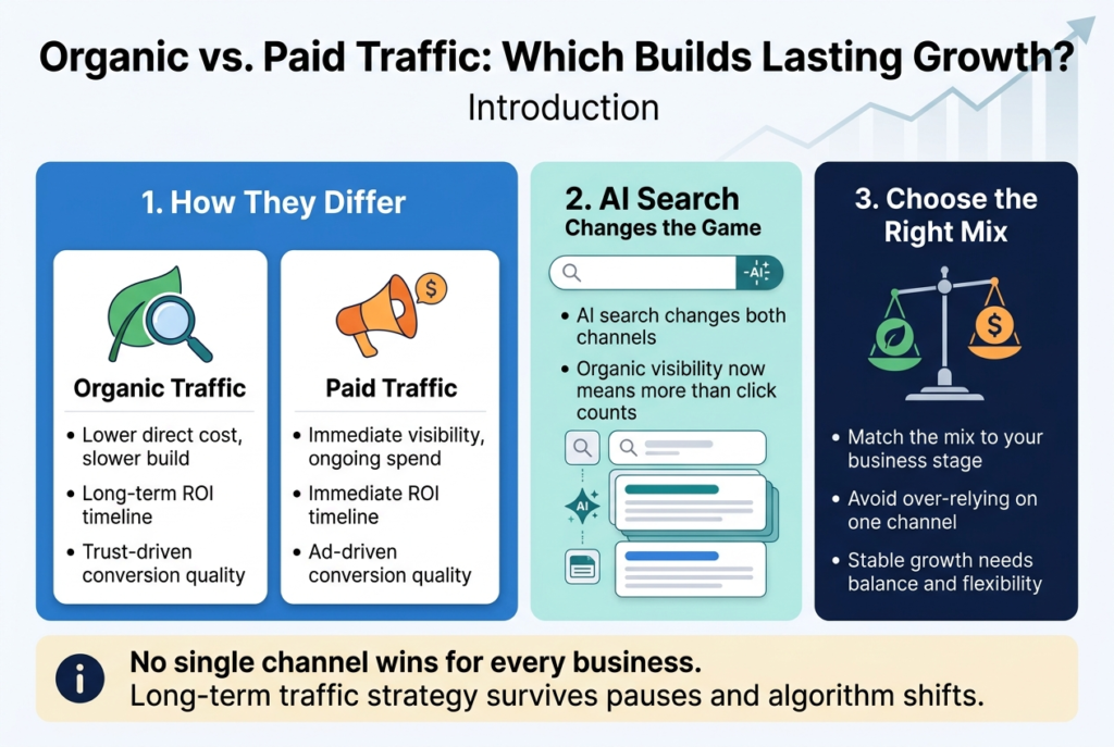 Organic vs. Paid Traffic: Which Builds Lasting Growth?