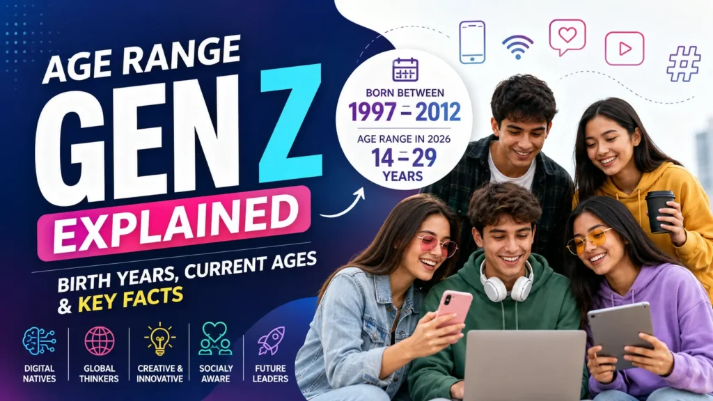 Age Range Gen Z