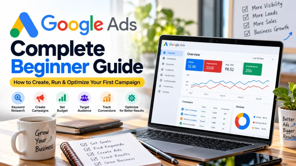 Google Ads Complete Beginner Guide for Businesses
