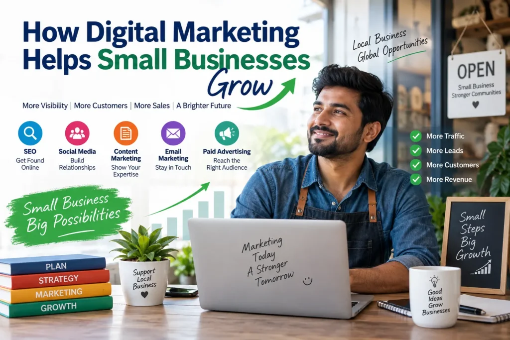Digital marketing for small businesses helping brands grow online