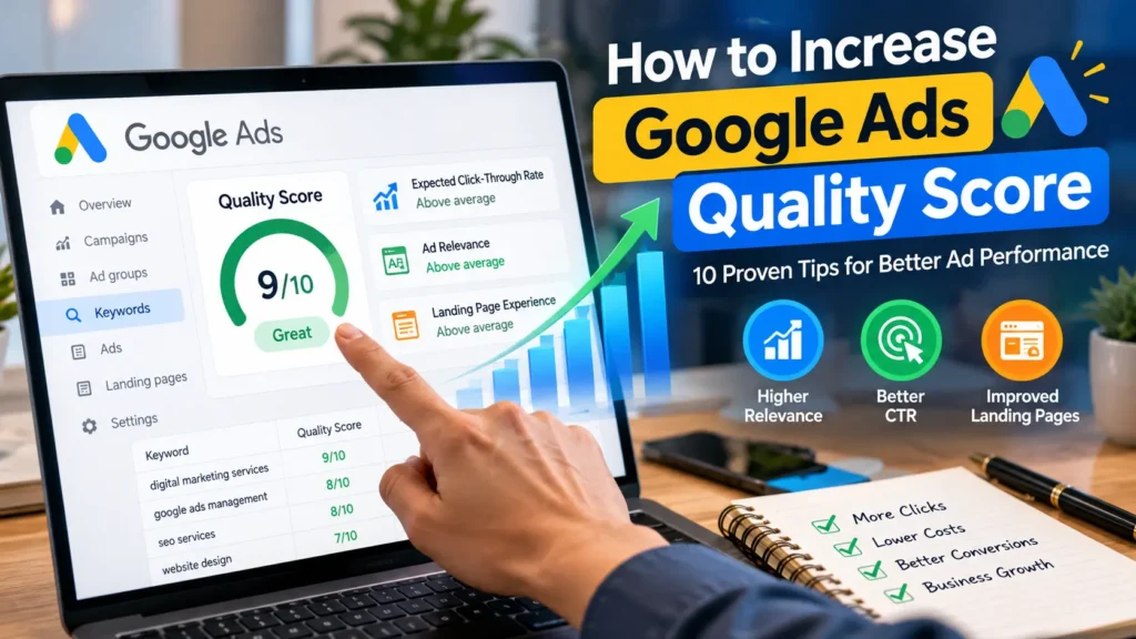 How to Increase Google Ads Quality Score