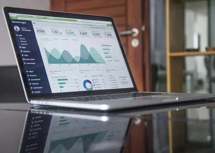 digital marketing agency in Kakinada Website analytics displayed on a computer screen
